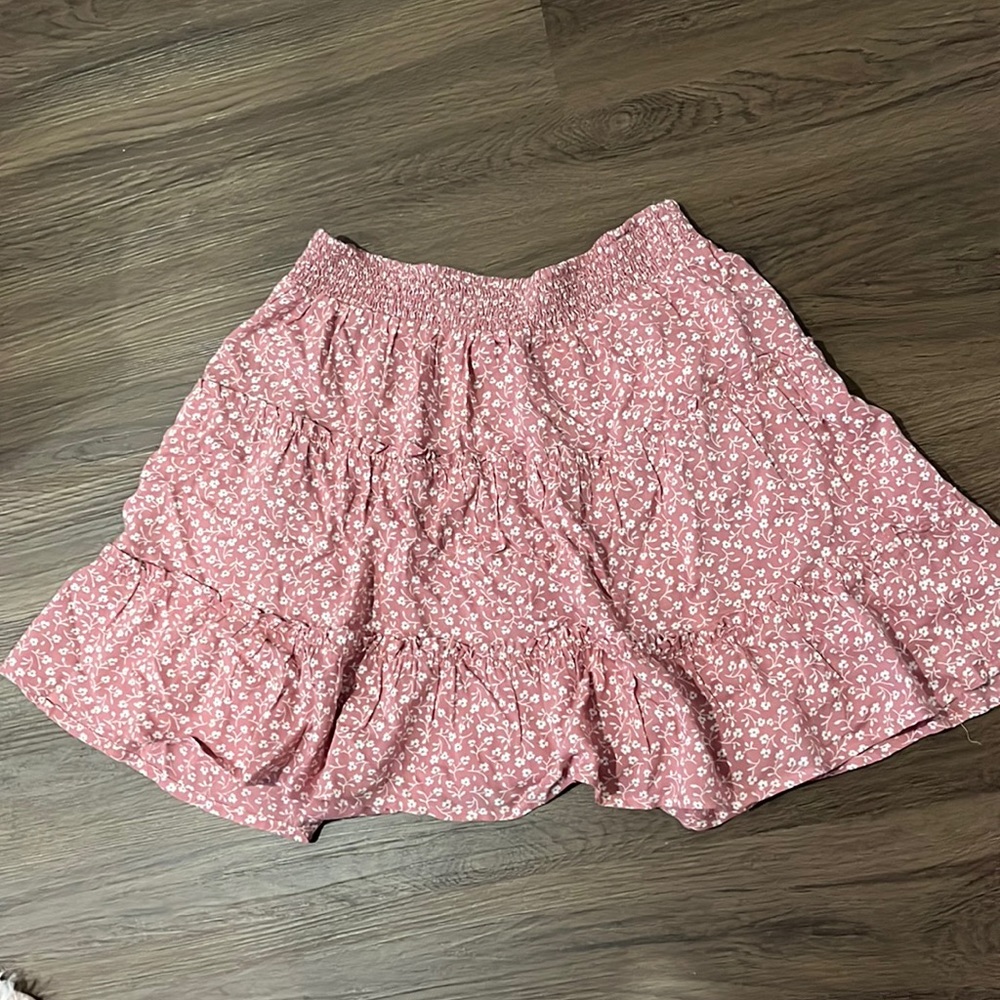 Hollister Ultra High-Rise Tiered Mini Skirt